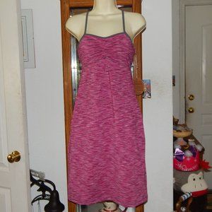 DAKINI Pink Padded Bra Racerback Athletic Dress XS